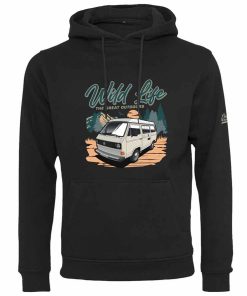 SWEAT NOIR VW COMBI T3 WILD LIFE