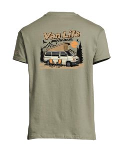 T-SHIRT VW COMBI T4 VAN LIFE DOS