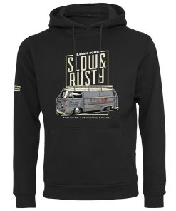 SWEAT NOIR VW COMBI T2 SLOW & RUSTY FACE