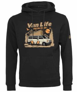 SWEAT NOIR VW COMBI T4 VAN LIFE