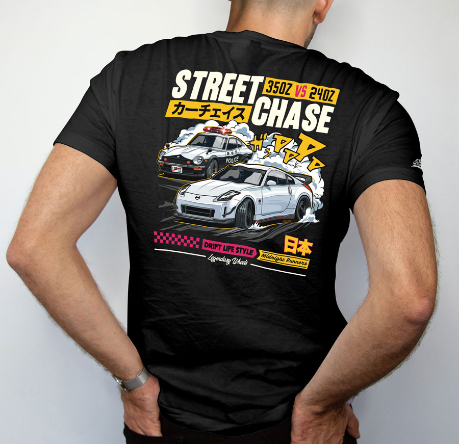 T-SHIRT NISSAN 350Z STREET CHASE
