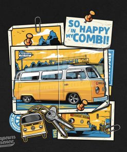 Alternative view of Sweat VW Combi T2 "So Happy"